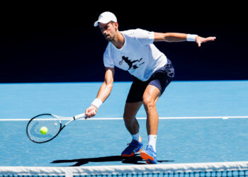 Novak Djokovic (Credit Image: © Sydney Low/Cal Sport Media/Sipa USA) - Photo by Icon sport
