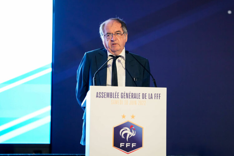 Noel LE GRAET President de la FFF - (Photo by Hugo Pfeiffer/Icon Sport)