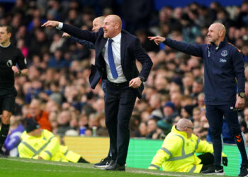 Everton manager, Sean Dyche, au Goodison Park, Liverpool. - Photo by Icon sport