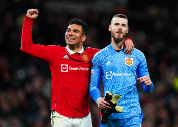 Casemiro et David de Gea (Manchester United) - Photo by Icon sport