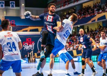 Elohim Prandi - PSG Handball (photo by Guillaume Talbot/Icon Sport)