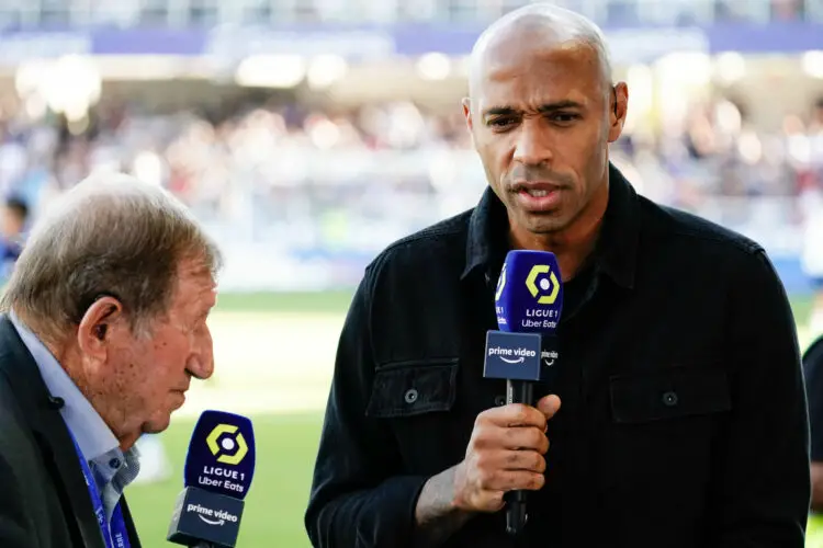 Guy ROUX avec Thierry HENRY à Auxerre, France. (Photo by Dave Winter/FEP/Icon Sport) - Photo by Icon sport