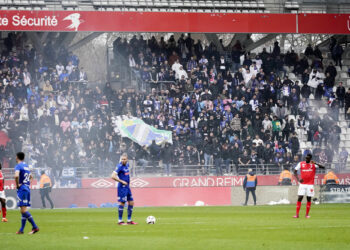 Match Reims - Troyes au Stade Auguste Delaune (Photo by Dave Winter/FEP/Icon Sport)