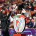 LISBON - Eagle mascot of Benfica during the Champions League match between Benfica and Ajax at Estadio da Luz on February 23, 2022 in Lisbon, Portugal. ANP MAURICE VAN STEEN - Photo by Icon sport