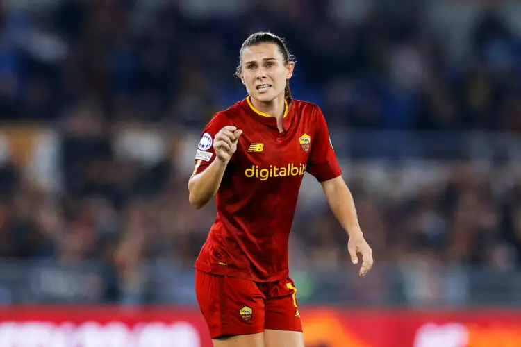 Emilie Haavi (AS Roma)  - Photo by Icon sport