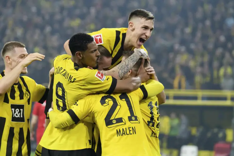 Les joueurs du Borussia Dortmund - Photo by Icon sport