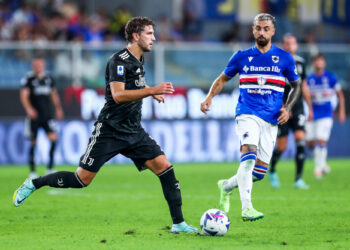 Manuel Locatelli (Juventus Turin) et Francesco Caputo (Sampdoria de Gênes) - Photo by Icon sport
