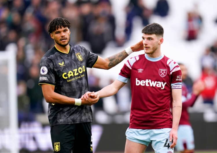 Tyrone Mings et Declan Rice
(Photo by Icon sport)