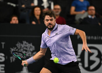 Stan Wawrinka (SUI) during his second round match at the Open 13 Provence in Marseille, on February, 22, 2022. Photo by Corinne Dubreuil/ABACAPRESS.COM - Photo by Icon sport