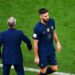 Didier DESCHAMPS, Olivier GIROUD (Photo by Anthony Dibon/Icon Sport)