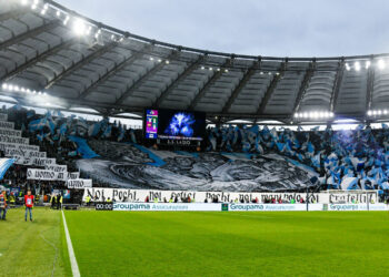 Les supporters de la La Lazio - Photo by Icon sport