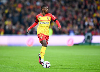 10 David PEREIRA DA COSTA (rcl) during the Ligue 1 Uber Eats match between Lens and Lille at Stade Bollaert-Delelis on March 4, 2023 in Lens, France. (Photo by Philippe Lecoeur/FEP/Icon Sport)