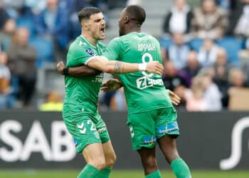 23 Anthony BRIANCON (asse) during the Ligue 2 BKT match between Le Havre and Saint-Etienne at Stade Oceane on March 18, 2023 in Le Havre, France. (Photo by Loic Baratoux/FEP/Icon Sport)