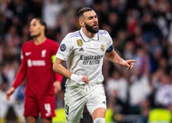 Benzema avec le Real Madrid contre Liverpool - Photo by Icon Sport