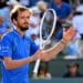 Mar 15, 2023; Indian Wells, CA, USA; Daniil Medvedev (RUS) acknowledges the crowd after defeating Alejandro Davidovich Fokina (ESP) in the quarterfinals of the BNP Paribas Open at the Indian Wells Tennis Garden. Mandatory Credit: Jayne Kamin-Oncea-USA TODAY Sports/Sipa USA - Photo by Icon sport