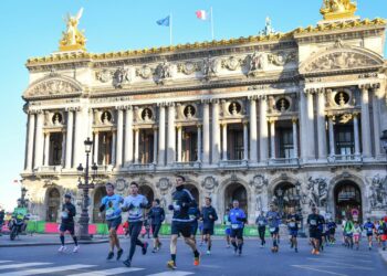 Illustration Marathon de Paris (Photo by Franco Arland/Icon Sport)