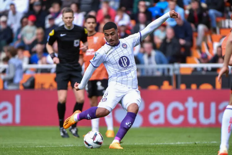 Zakaria ABOUKHLAL (Toulouse FC) - (Photo by Franco Arland/Icon Sport)