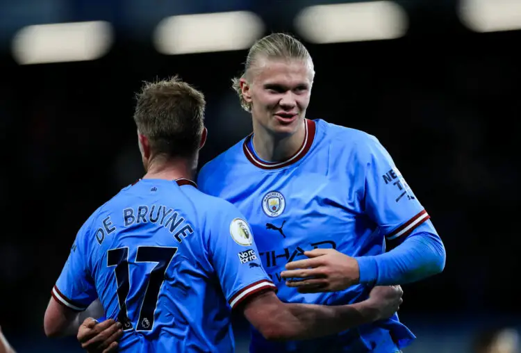 Erling Haaland, Kevin De Bruyne - Photo by Icon sport