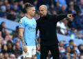 Pep Guardiola, Kalvin Phillips - Photo by Icon sport