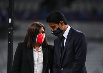 Anne Hidalgo et Nasser Al-Khelaifi
(Photo by Baptiste Fernandez/Icon Sport)