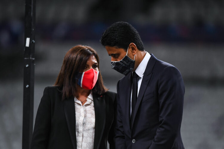 Anne Hidalgo et Nasser Al-Khelaifi
(Photo by Baptiste Fernandez/Icon Sport)