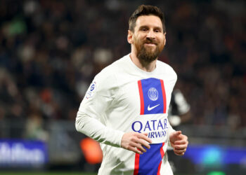 Lionel Leo MESSI (psg) à Angers, France. (Photo by Gwendoline Le Goff/FEP/Icon Sport)