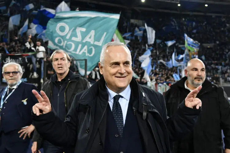 Claudio Lotito (Président de la Lazio Rome) - Photo by Icon sport