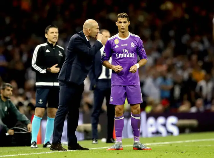 Zinedine Zidane, Cristiano Ronaldo -
Photo: Potts / PA images / Icon Sport