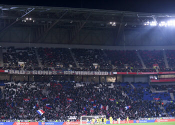 Groupama Stadium (Photo by Philippe Lecoeur/FEP/Icon Sport)