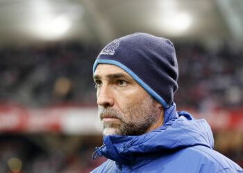Igor TUDOR (Entraineur Marseille OM) during the Ligue 1 Uber Eats match between Reims and Marseille at Stade Auguste Delaune on March 19, 2023 in Reims, France. (Photo by Loic Baratoux/FEP/Icon Sport)