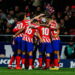 Griezmann et ses coéquipiers de l'Atlético Madrid - Photo by Icon Sport