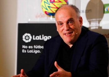 Javier Tebas (Photo by Icon sport)