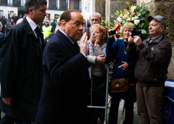 Le président de Monza Silvio Berlusconi