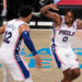 Philadelphia 76ers / Tyrese Maxey (0) et Tobias Harris (12) - Photo by Icon sport