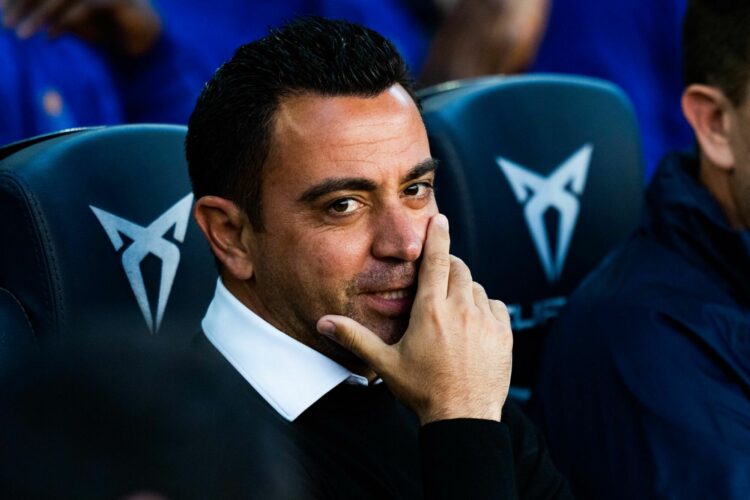 Xavi Hernandez coach (FC Barcelona) is pictured during La Liga football match between FC Barcelona and CA Osasuna, at Camp Nou Stadium in Barcelona, Spain, on May 2, 2023. Foto: Siu Wu. - Photo by Icon sport 

Photo by Icon Sport