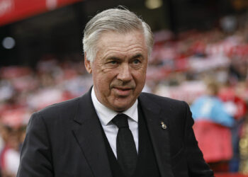 Carlo Ancelotti (Entraîneur du Real Madrid) - (Photo by Antonio Pozo / Pressinphoto / Icon Sport) - Photo by Icon sport