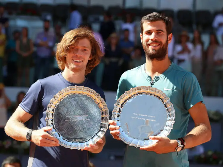 Andrey Rublev and Karen Khachanov - Photo by Icon sport