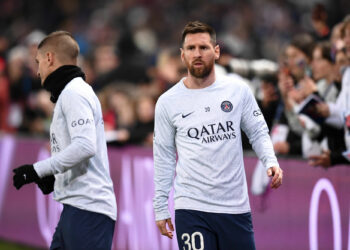 Marco Verratti et Lionel Messi
(Photo by Philippe Lecoeur/FEP/Icon Sport)