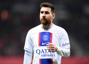 Lionel MESSI (PSG) à Nice, France. (Photo by Philippe Lecoeur/FEP/Icon Sport)