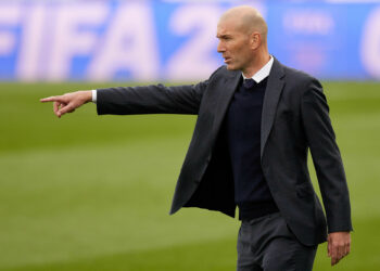 Zinédine Zidane
(Photo by Ruben Albarran / Pressinphoto / Icon Sport)