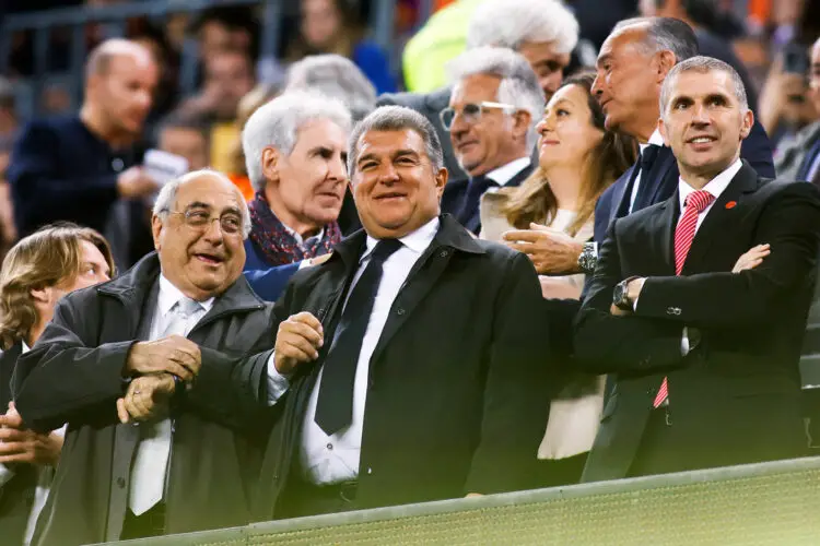 Laporta, président du Barça  -Photo by Icon Sport