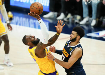 Los Angeles Lakers / LeBron James et Denver Nuggets / Jamal Murray - Photo by Icon sport