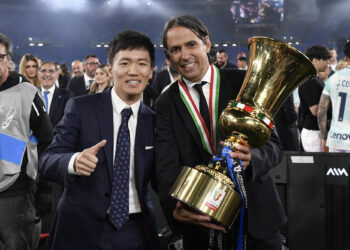 Steven Zhang et Simone Inzaghi
(Photo by Icon sport)