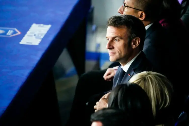 Emmanuel Macron (Photo by Hugo Pfeiffer/Icon Sport)
