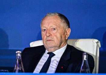 Jean Michel AULAS, membre du comité exécutif de la Fédération Française de Football (FFF) -(Photo by Baptiste Fernandez/Icon Sport)