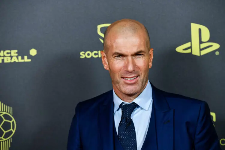 Zinedine Zidane à la cérémonie du Ballon d'Or 2022. Baptiste Fernandez/Icon Sport