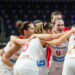 Renata Brezinova et ses coéquipières de l'équipe de République Tchèque - Photo : Bildbyran / Icon Sport