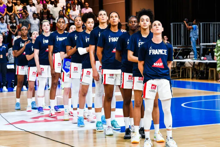 Equipe de France de Basket (Photo by Daniel Derajinski / Icon Sport)