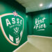 Logo ASSE (Photo by Romain Biard/Icon Sport)