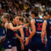 Sasa Cado encourage ses coéquipières de l'équipe de Serbie - Photo by Icon sport